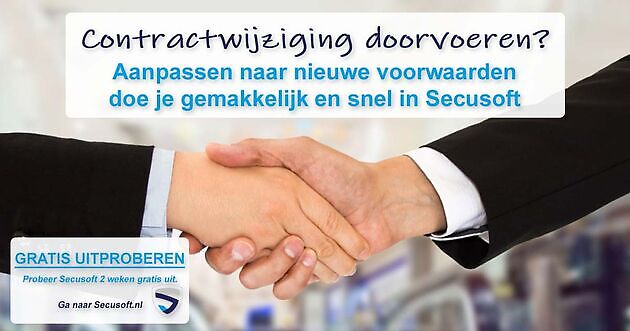 Hoe pas je het contracttype van een medewerker aan? - Secusoft, dé software voor beveiligers