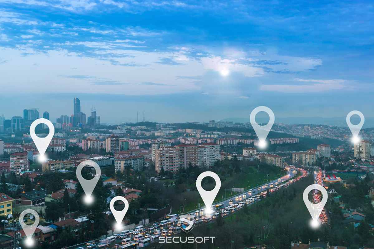 Locaties scanpunten voorbeeld Secusoft dé software voor beveiligers